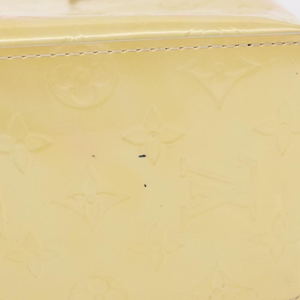 LOUIS VUITTON Monogram Vernis Reade PM Hand Bag Perle M91336 LV Auth 154363 - Picture 6 of 16